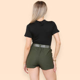 Belted Cargo Skorts