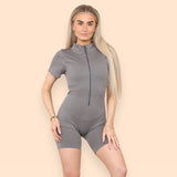 Zip Front Shapewear Unitard