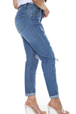 Blue Boyfriend Jeans