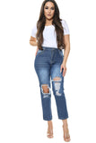 Medium Blue Boyfriend Jeans