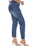 Medium Blue Boyfriend Jeans