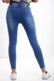 Blue Ladies High waisted jeans