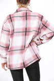 Pink Check Shacket