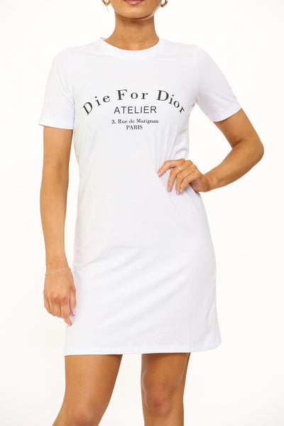 DIE FOR DI'R T Shirt Dress