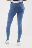 Ladies High waisted multi ripped Jeans