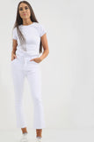 White Ladies High waisted Jeans