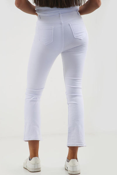 White Ladies High waisted Jeans