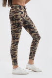 Camouflage Ladies high waisted Plain jean