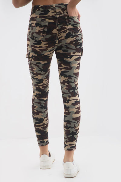 Camo High waisted Jeans