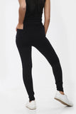 BLACK RIPPED Ladies High Waisted Jeans