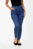 BLUE CARGO Ladies High Waisted Jeans