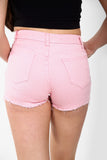 High waisted ladies Pink shorts