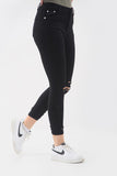 BLACK LADIES High Waisted Jeans (ripped)