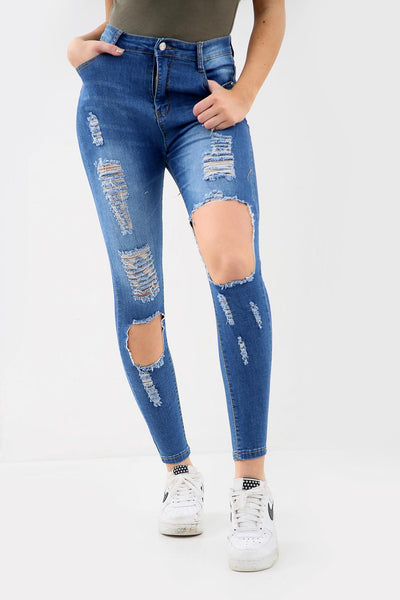 BLUE LADIES Ladies High waisted jeans