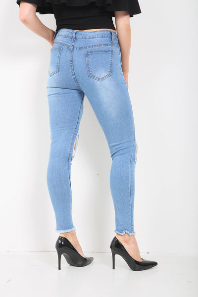 LADIES HIGH WAISTED JEANS