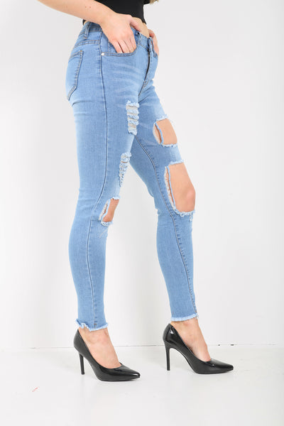 LADIES HIGH WAISTED JEANS