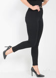 BLACK LADIES HIGH WAISTED JEANS