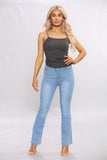 BLUE BOOT CUT JEANS