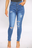 High Waisted Super Stretch Skinny Jeans