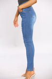 High Waisted Super Stretch Skinny Jeans