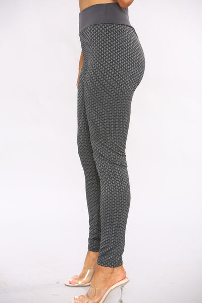 Waffle Push UP Sports Leggings