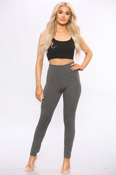 Waffle Push UP Sports Leggings