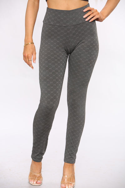 Waffle Push UP Sports Leggings