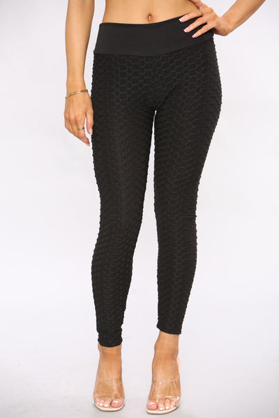 Waffle Push UP Sports Leggings