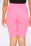 Pink Waffle Sports Shorts